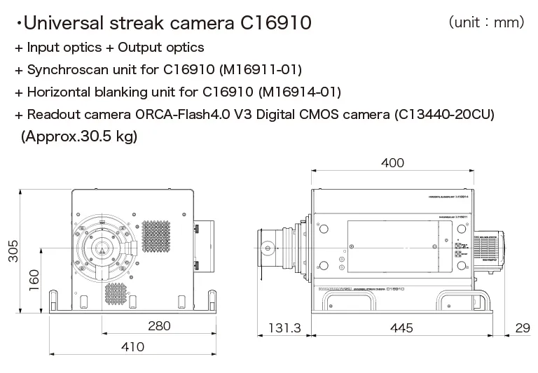 HAMAMATSU Streak Camera - C16910-03 | MEETOPTICS