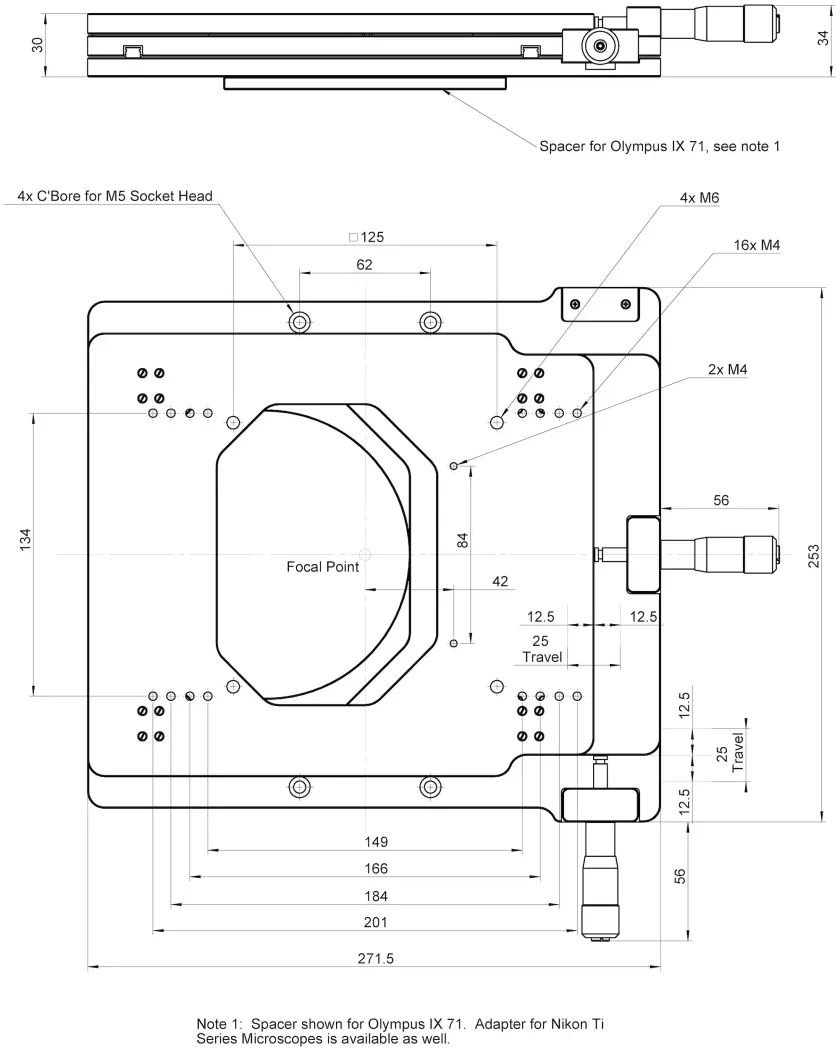 PI Motorized Microscope Stage - M-545.2MN | MEETOPTICS