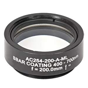 Thorlabs Achromatic Doublet Lens - AC254-200-A-ML | MEETOPTICS