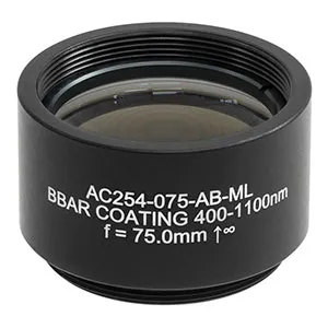 Thorlabs Achromatic Doublet Lens - AC254-075-AB-ML | MEETOPTICS