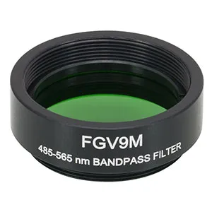 Thorlabs Bandpass Color Filter - FGV9M | MEETOPTICS